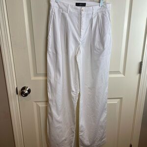 Peruvian Connection pleated white ivory  Pants
